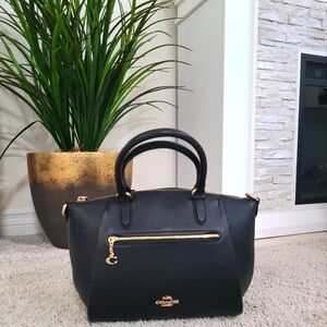NWT Coach Elise Black leather purse